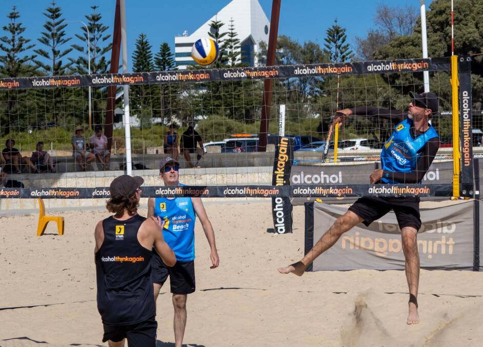 Koombana Bay played host to the Alcohol Think Again Beach Volleyball Tour. 