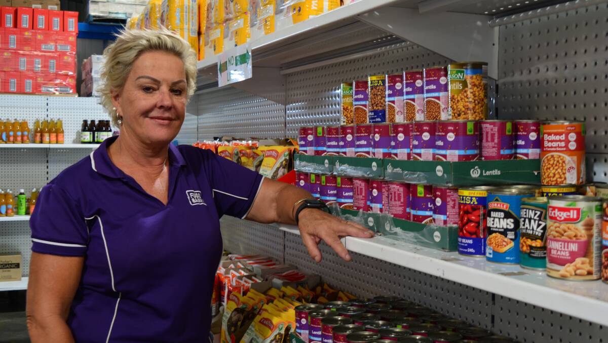 Support community: Foodbank Bunbury branch manager Carole Hearn. Picture: Jemillah Dawson. 