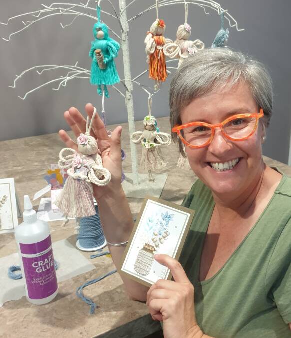 Kristy Borczuch has hand made cards and other crafts since 2018 to raise money for Solaris Cancer Care, an organisation who provided support to both her and her sister during her cancer journey. Photo is supplied. 