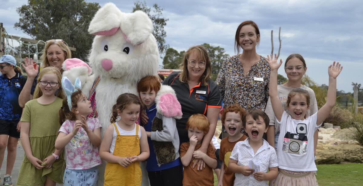 MICAH Inclusion founder Liz Martin and Business Manager Sophie Walker loved joining in on their Easter egg hunt at the Crooked Carrot. 