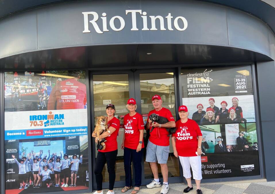 POOPS also recently received a grant from Rio Tinto to purchase new hats and t-shirts for the volunteers. Picture: Supplied