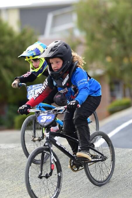Riding superbly: Amari McManus in the nine girls succesfully took on the event. Picture: Supplied
