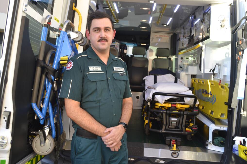 Five years of service: Emergency Medical Technician Ayden Garratt said he felt 