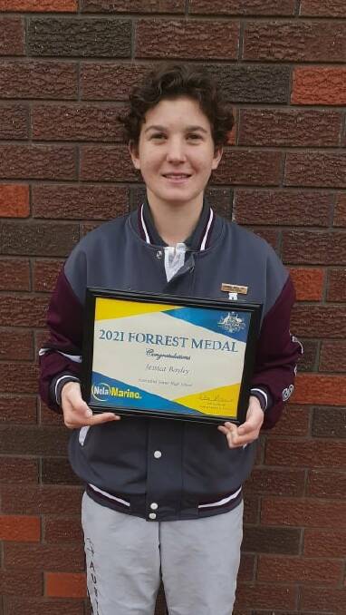 2021 Forrest Medal for Community Citizenship: Carey Park Scouts Venturer and Australind Senior High School graduate Jessica Bayley. Photo: Supplied