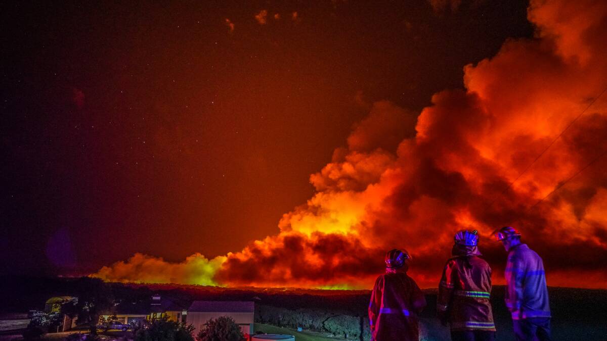 A bushfire burnt Leeuwin-Naturaliste National Park in the Margaret River region of WA in late 2021. Picture by Blocksidge, Wallcliffe Volunteer Bushfire Brigade