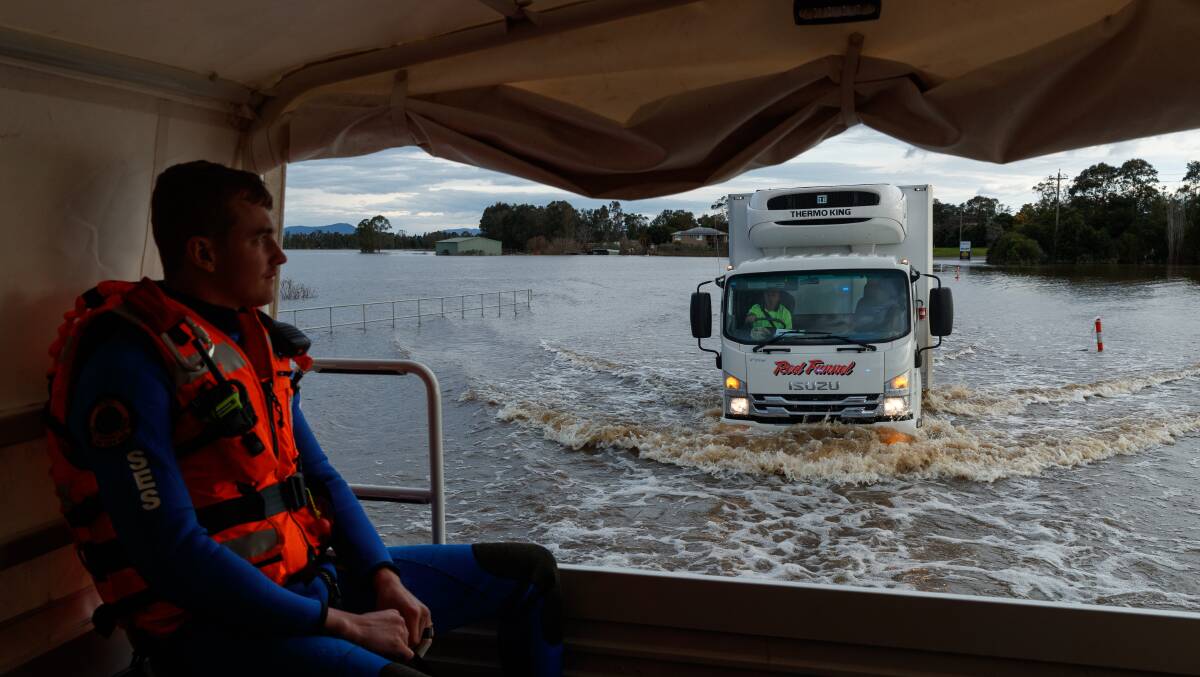 Floodwater in July, 2022 isolated Maitland suburbs, closed off streets and saw the city declared a natural disaster zone. 