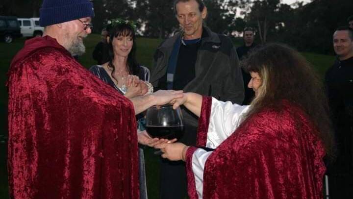 Ritual: Donnybrook witch Sue Gray says the witch community in the South West often get together for events and rituals. Picture: Supplied.
