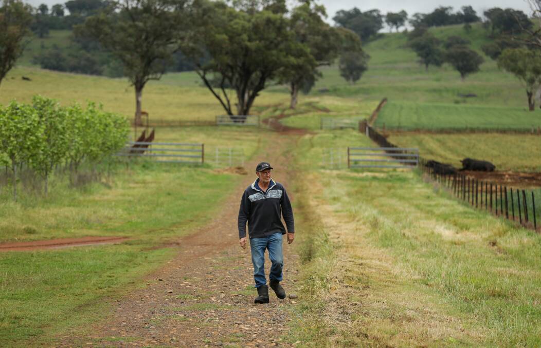 Bylong farmer Graeme 'Tag' Tanner laments the purgatory that the fight over the proposed KEPCO coalmine has left the region in: "Friday night we used to see 40 or 50 people down at the sportsground. But now there's just nobody here, I hardly see anybody," he says. Picture: Jonathan Carroll