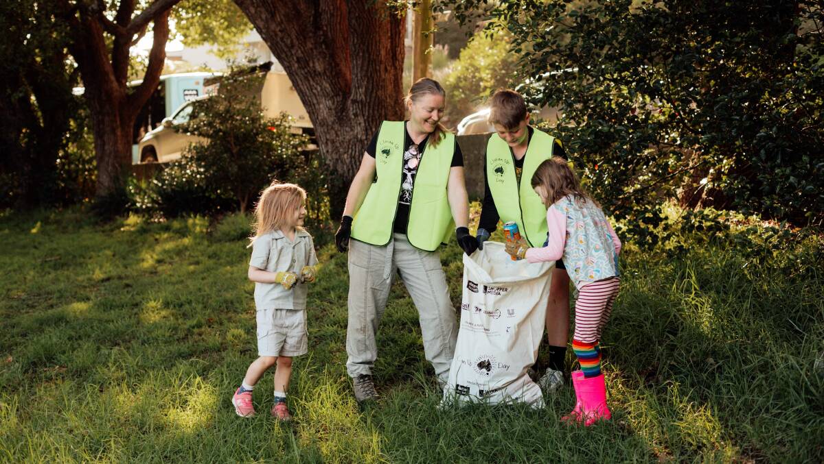 You can join a local event for Clean Up Australia Day in Canberra this Sunday. Picture: Supplied