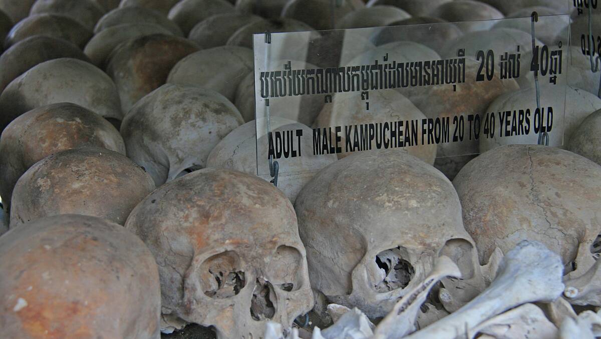 Not for everyone … the Khmer Rouge’s notorious Killing Fields. PIC: Sandra Burn White 
