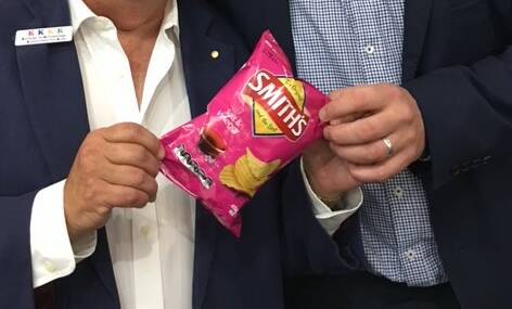 SOLD: The $3600 packet of chips. Photo: Supplied. 