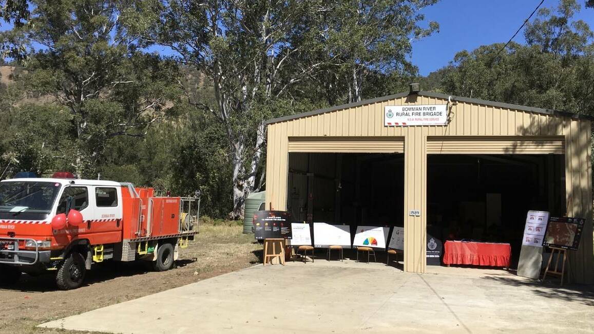 Bowman River RFS set up for last year's Get Ready Weekend. Photo: Supplied