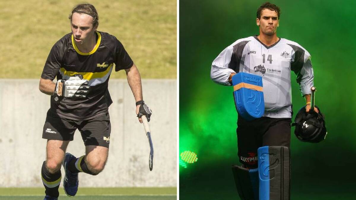 Bunbury hockey players Jake Harvie and Tristan Clemons have been named in the Australian Kookaburras side for the world league finals. 