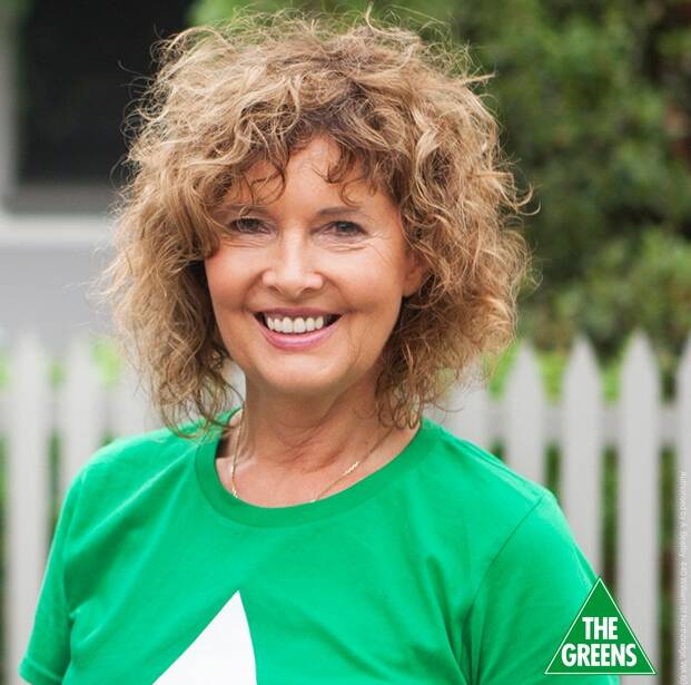 Chasing votes: Dr Jill Reading has been announced as The Greens' candidate for the Federal Seat of Forrest in the July 2 federal election. 