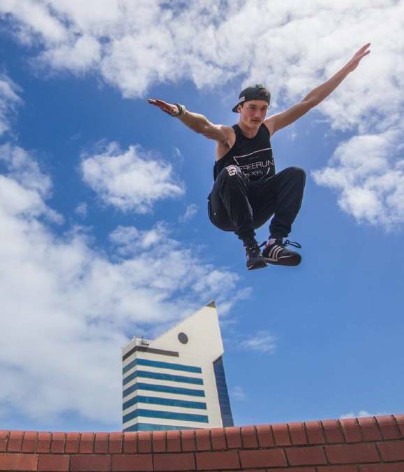 Time to shine: The lads from Bunbury's Freerun X5 Academy are set to host athletes from across Australia at a public Jam this weekend. Photo: Graham Hay.