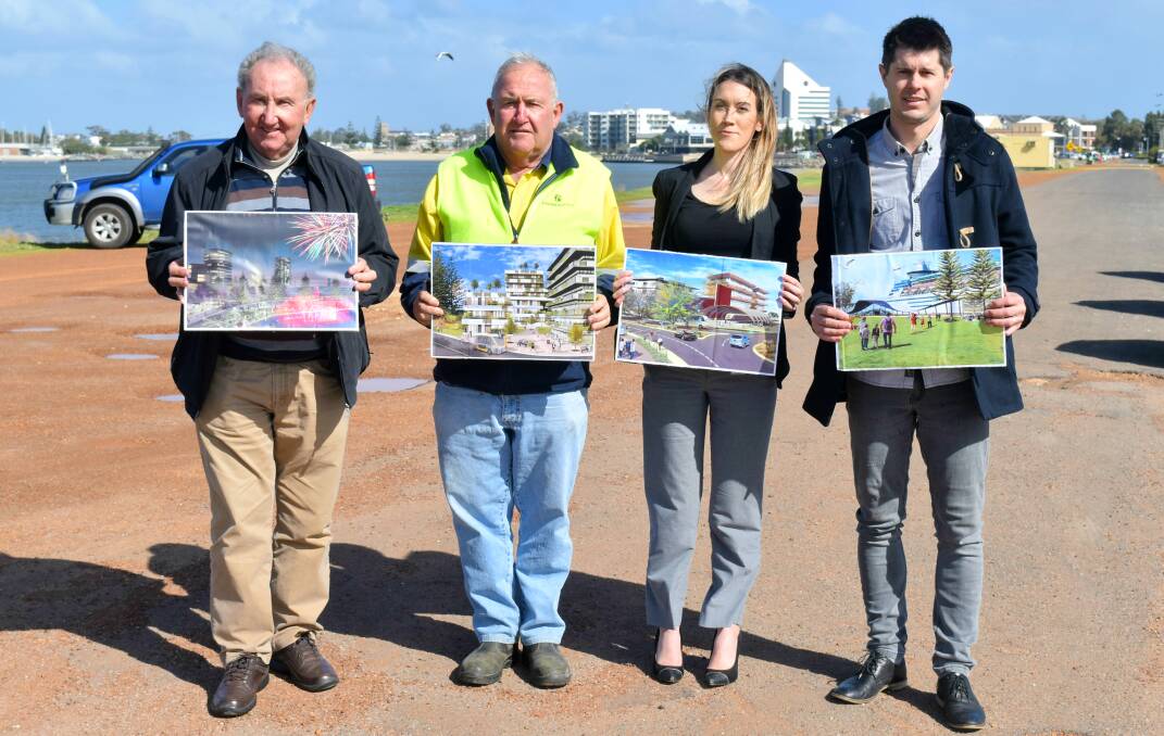 City of Bunbury council candidates Emma Nesbitt and Kris Plumb have committed to making the Bunbury CBD revitalisation plan put forward by businessmen Colin Piacentini and Tom Dillon a reality if they are elected. 