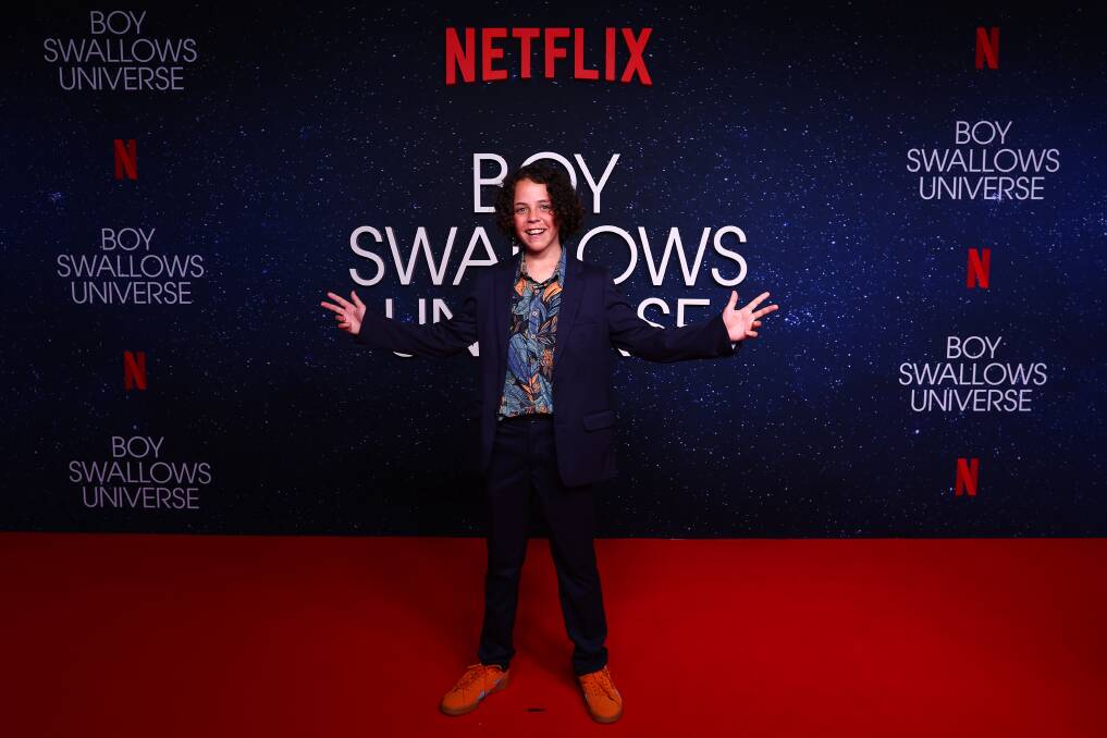 Felix Cameron at the launch of Boy Swallows Universe. Picture Netflix