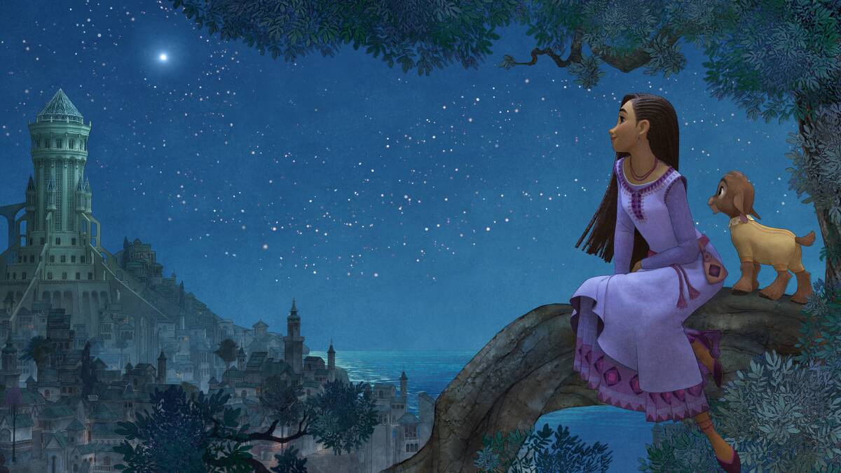 Asha and Valentino, voiced by Ariana DeBose and Alan Tudyk. Picture Disney