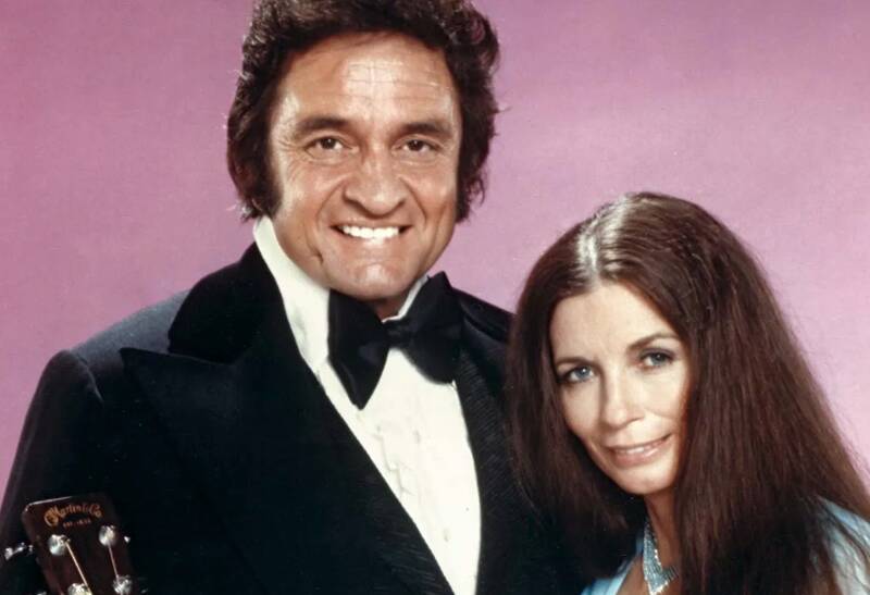 June Carter Cash, with husband Johnny, is the subject of documentary June. Picture Paramount+