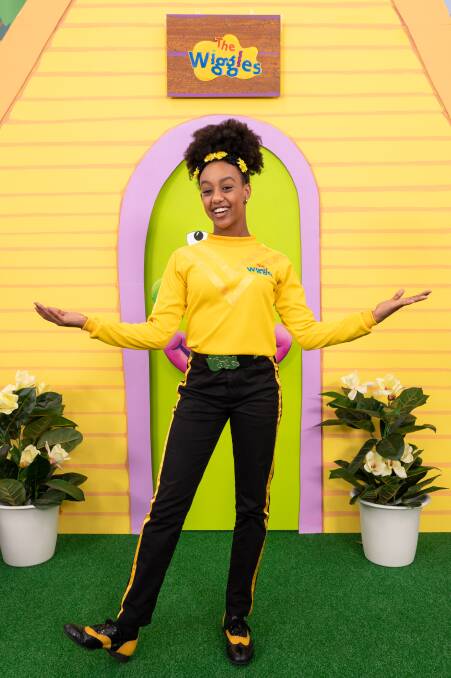 Bargo's Tsehay Hawkins is the new yellow Wiggle. Pictures: The Wiggles