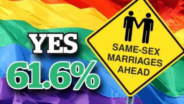Yes vote clear in landslide same-sex marriage survey victory