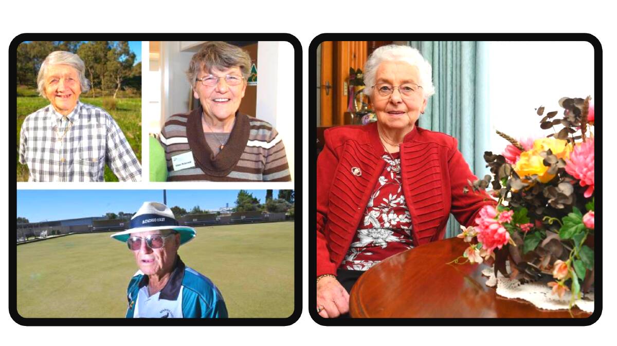 Just some of the Victroian honoured: Audrey Drechsler, Eileen McDonald, Kenneth Gloster and Barbara Hughes (right). Photos: Lachlan Bence, Glenn Daniels, Darren Howe
