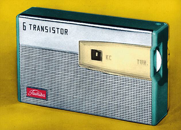 Familiar? A "transistor radio" from a day long gone.