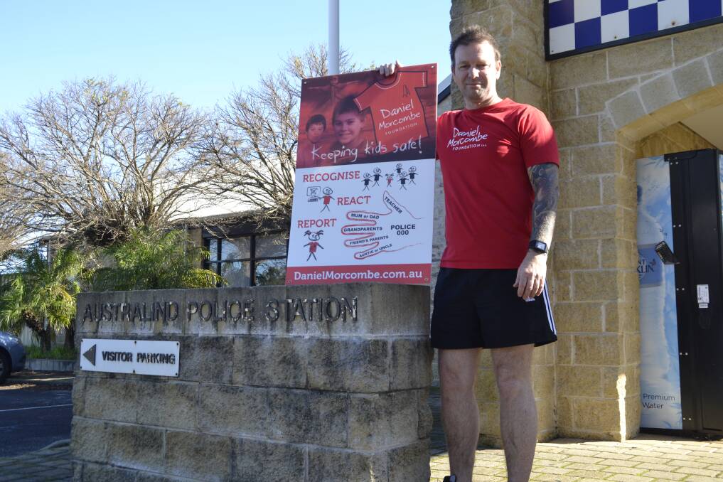 Focused on the campaign: Australind Police first class constable Sean Follows will take on the Cape to Cape this September. Photo: Thomas Munday. 