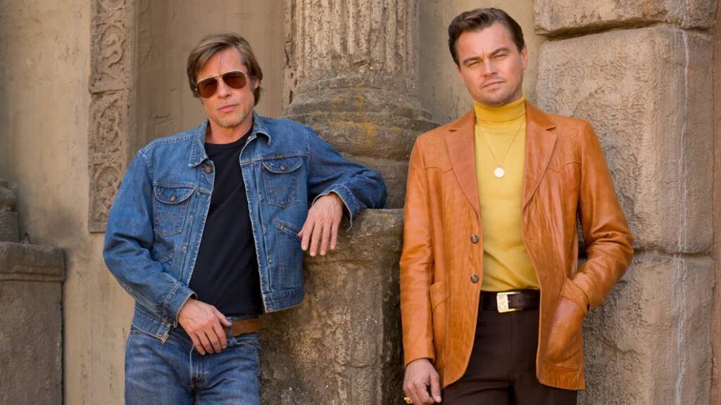 At the movies: Brad Pitt and Leonardo DiCaprio star in Quentin Tarantino's Once Upon a Time in Hollywood, in cinemas now. Photo: Supplied. 