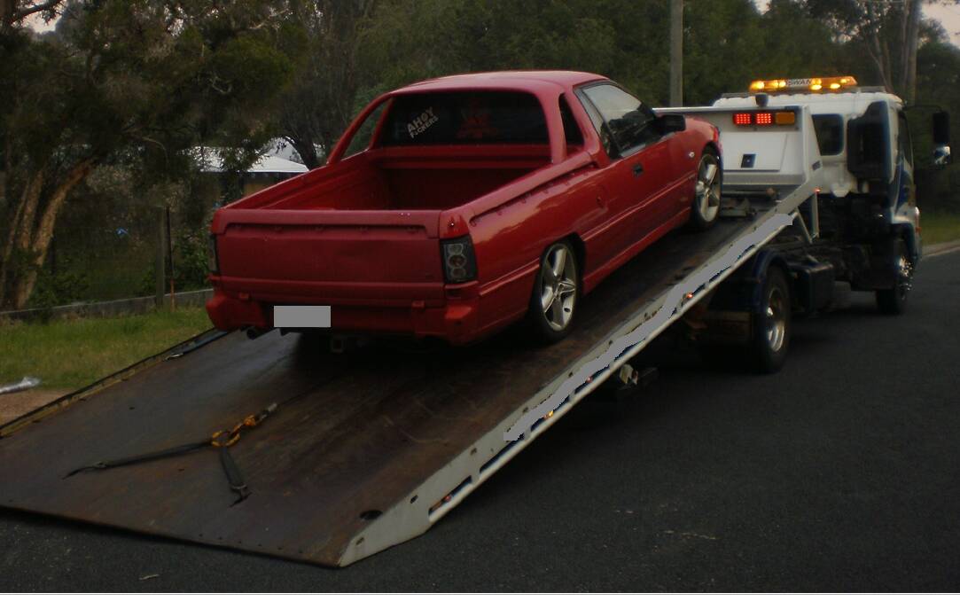 Crime watch: A Holden Utility was confiscated from an Australind home after a road rage attack on Sunday evening. Photo: Supplied. 