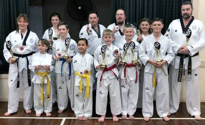 All smiles: Taekwondo West students and teachers took part in last month's State Taekwondo Championships in Perth. Photo: Supplied. 