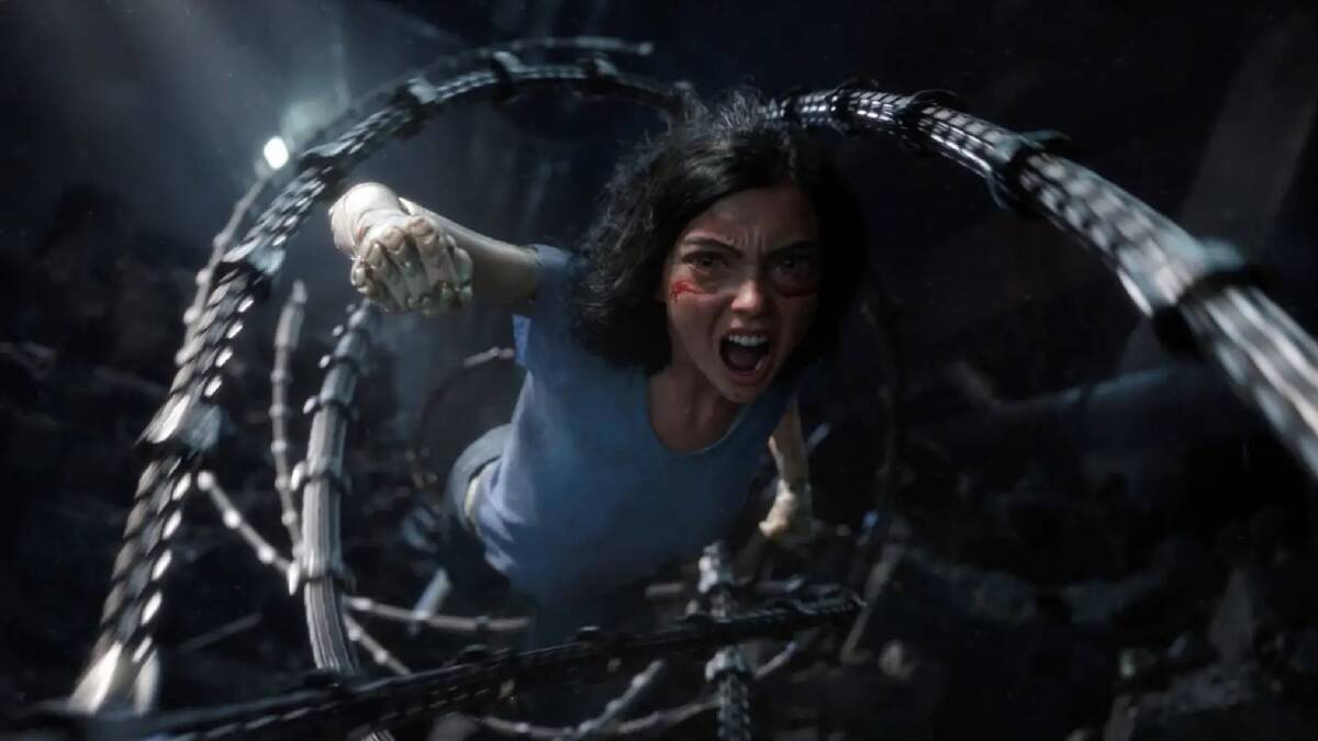 At the movies: Roza Salazar stars in Alita: Battle Angel, in cinemas now. Photo: Supplied. 