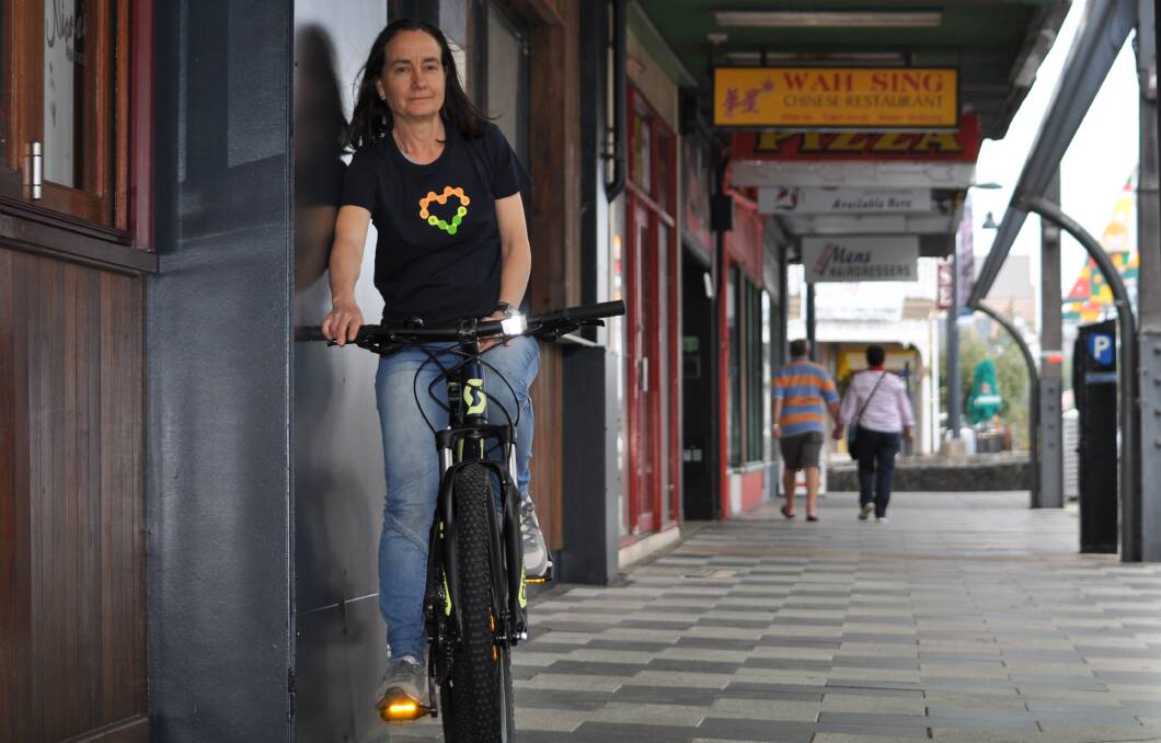 Ready to move in: Melo Velo owner and proprietor Magdaleen Arangles-Grimbeek is looking forward to the Victoria Street store's first day. Photo: Thomas Munday. 