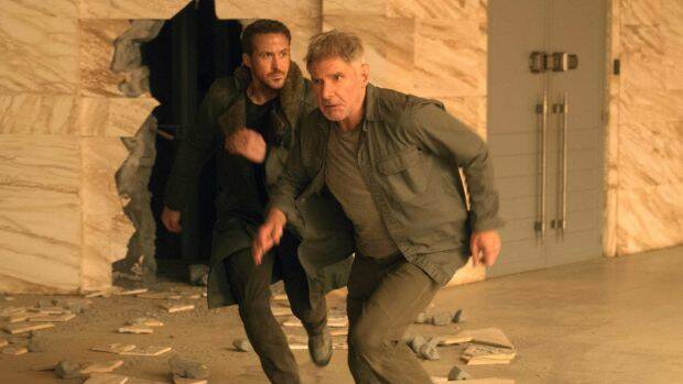 Ryan Gosling and Harrison Ford team up for Blade Runner 2049. Photo: Supplied. 