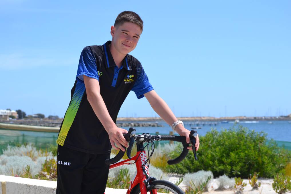 Hamish Melvin will travel to the Sunshine Coast, to conquer the 2019 State Schools National Triathlon in May. Photo by Thomas Munday.