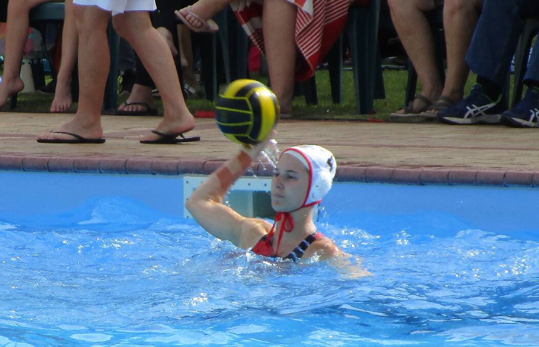 In the water: Bunbury water polo powerhouse Heather Scott will play in Hong Kong later this week. Photo: Supplied. 
