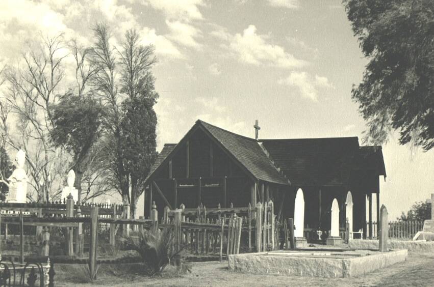 Looking back: This photo of the old Picton Church was captured in the 1960s. Photo: Bunbury Historical Society. 