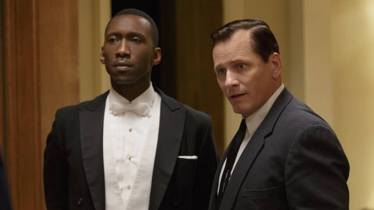 On the big screen: Mahershala Ali and Viggo Mortensen deliver remarkable performances in award-winning drama Green Book, in cinemas January 24. Photo: Supplied. 