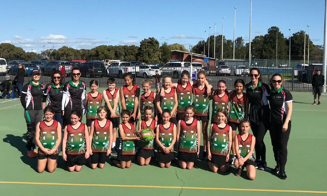 On the court: The Harvey Netball Association recently received a boost from Community TAB. Photo: Supplied. 