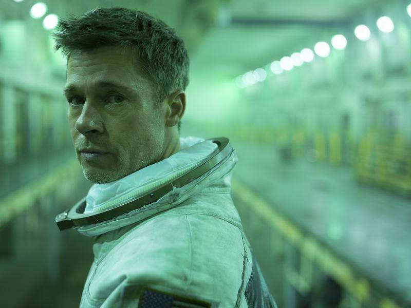 At the movies: Hollywood megastar Brad Pitt plays Major Roy McBride in sci-fi drama Ad Astra, directed by James Gray. Photo: Supplied. 