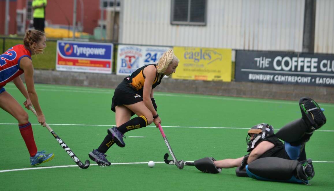 Winning form: Boyanup claimed the South West Hockey League Women's title with a 3-1 win over Robins. Photo: Thomas Munday. 