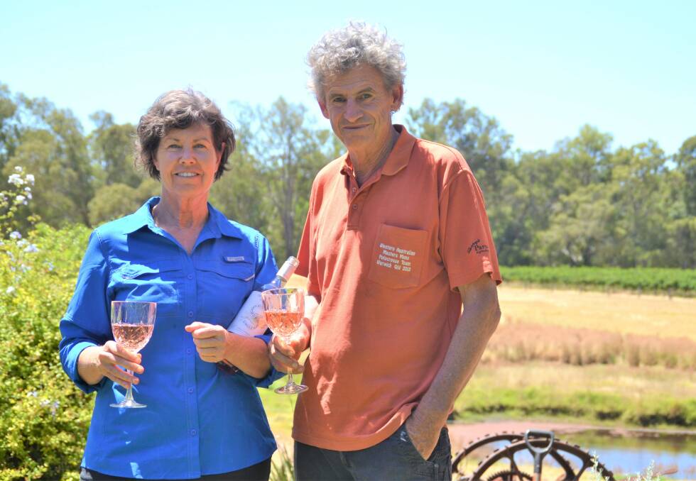 From adversity, comes opportunity: Windfall Wine Estate co-owners Julie and Phil Hutton are pitching in to help those affected by the ongoing bushfire crisis. Photo: Thomas Munday. 