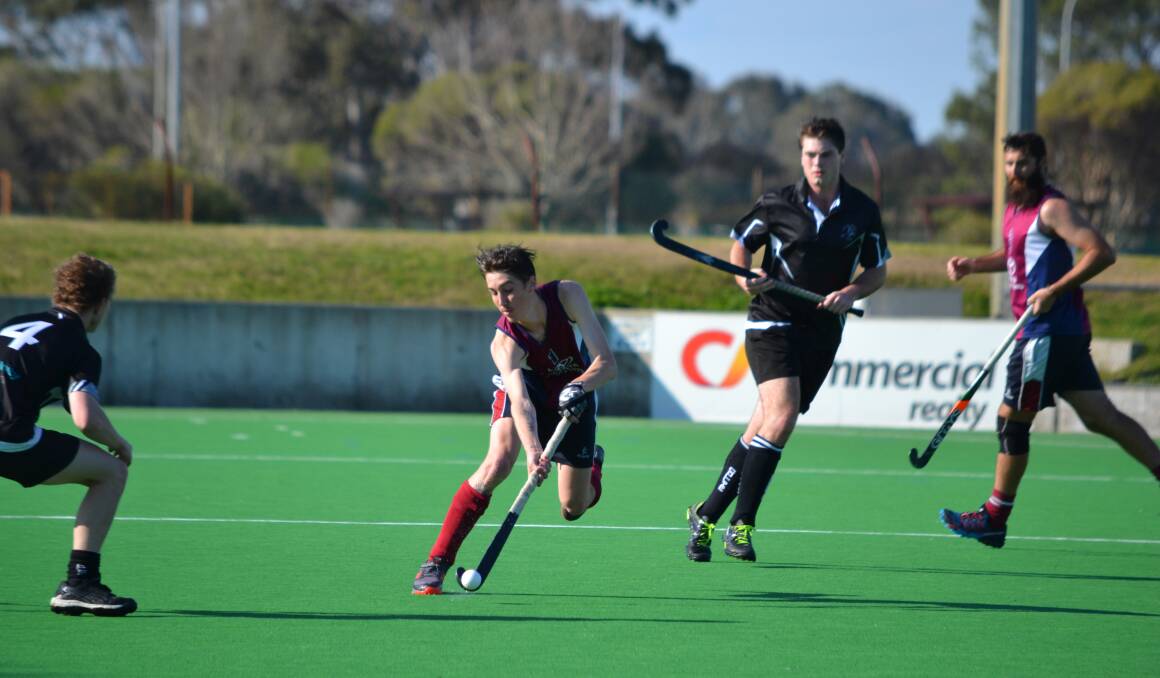 Having a go: Exies took on Collie in Round 20. Photo: Thomas Munday. 