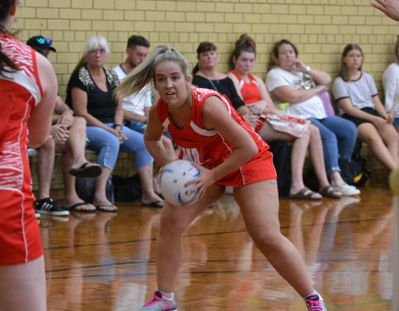 On the court: South Bunbury claimed a four-goal win against Augusta-Margaret River Hawks in round two. Photo: Thomas Munday. 