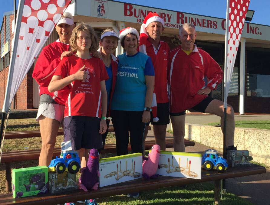 Momentum: The Bunbury Runners Club will host its annual Santa Run on Thursday, December 20, collecting toys for the South West Refuge. Photo: Thomas Munday. 