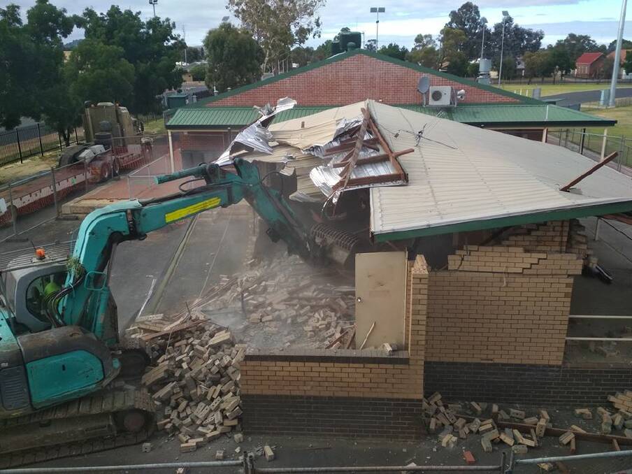 A new start: Local business Prime Contracting was involved in the demolition of Hanks Pavilion last year. Photo: Supplied. 