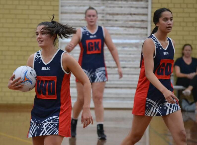 On the court: Carey Park's league side picked up a six-goal win over Eaton Boomers in SWNFL - round three. Photo: Thomas Munday. 