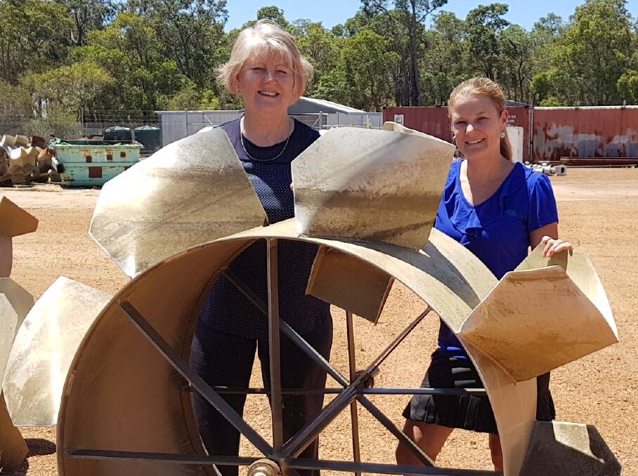 Calling all artists: Harvey Water Customer Services Officer Tamara Praed and Harvey Shire President Tania Jackson. Photo: Supplied. 