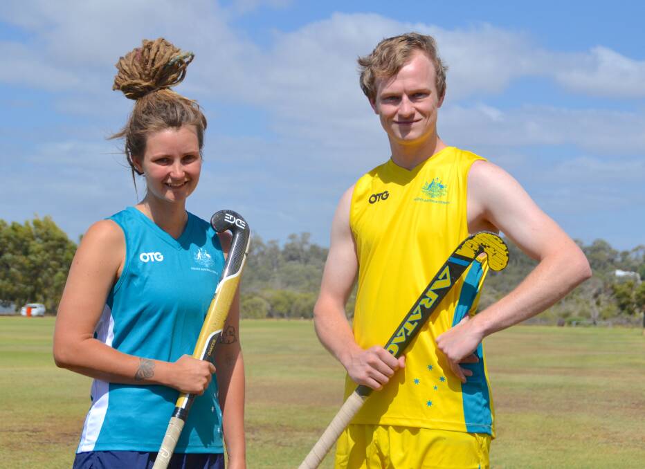Relishing the opportunity: Katie Ernst and Logan Burgemeister will represent Country Australia's Women's and Men's Open teams respectively, later this year. Photo: Thomas Munday. 