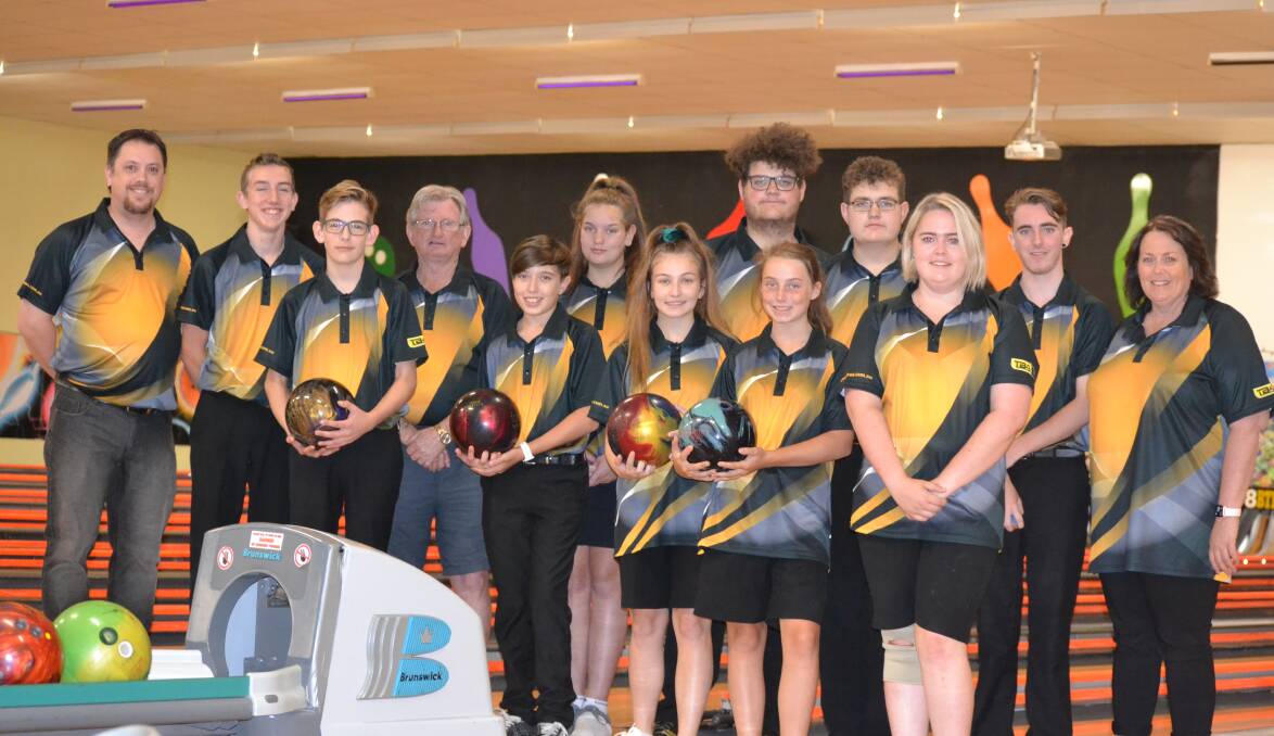 Changing lanes: The state junior tenpin bowling team recently visited Bunbury for a training session. Photo: Thomas Munday. 